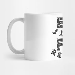 Eat sleep fix repeat typography Mug